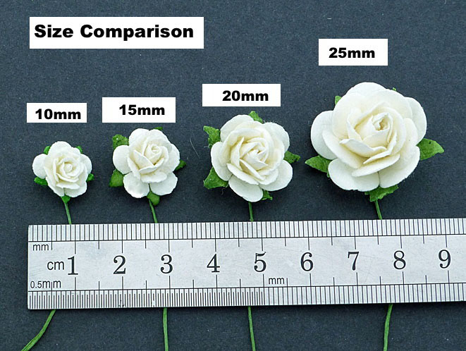 100 2-TONE PALE LILAC MULBERRY PAPER OPEN ROSES - Click Image to Close