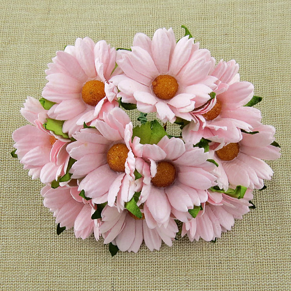 50 PALE PINK MULBERRY PAPER CHRYSANTHEMUMS