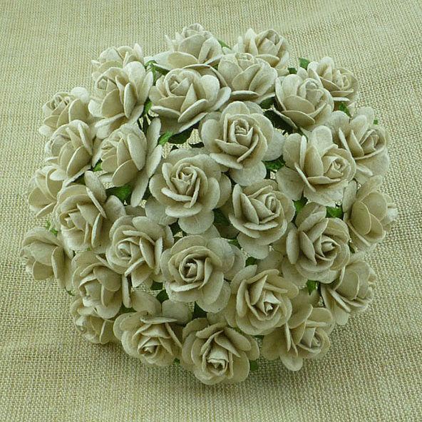 100 DOVE GREY MULBERRY PAPER OPEN ROSES
